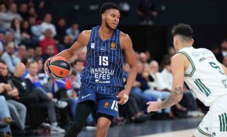 Anadolu Efes evinde Panathianikos'a kaybetti