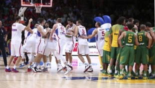Brezilya'ya fark atan Sırbistan yarı finalde