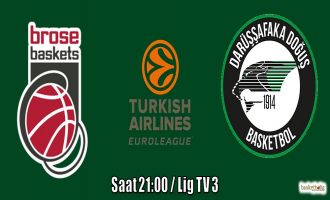 Darüşşafaka Doğuş, Brose Baskets'e konuk oluyor