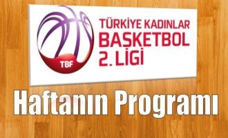 Türkiye Kadınlar Basketbol 2.Ligi'nde 7.hafta programı